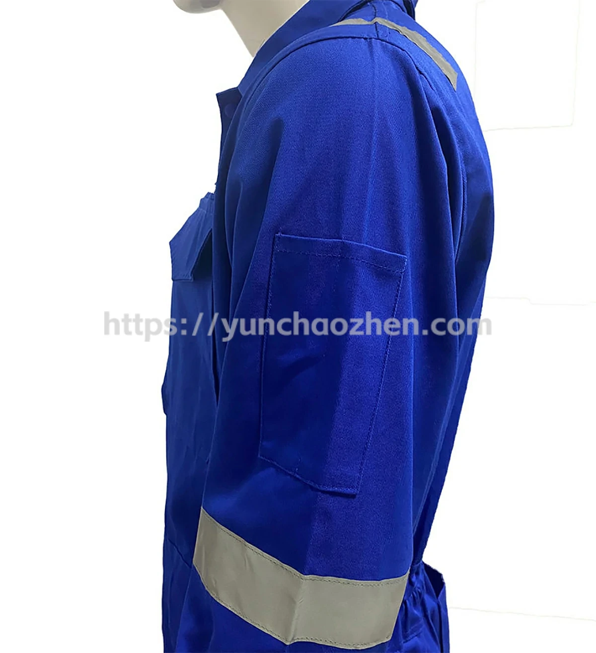 High Quality Blue Reflective Safety Work Coveral3