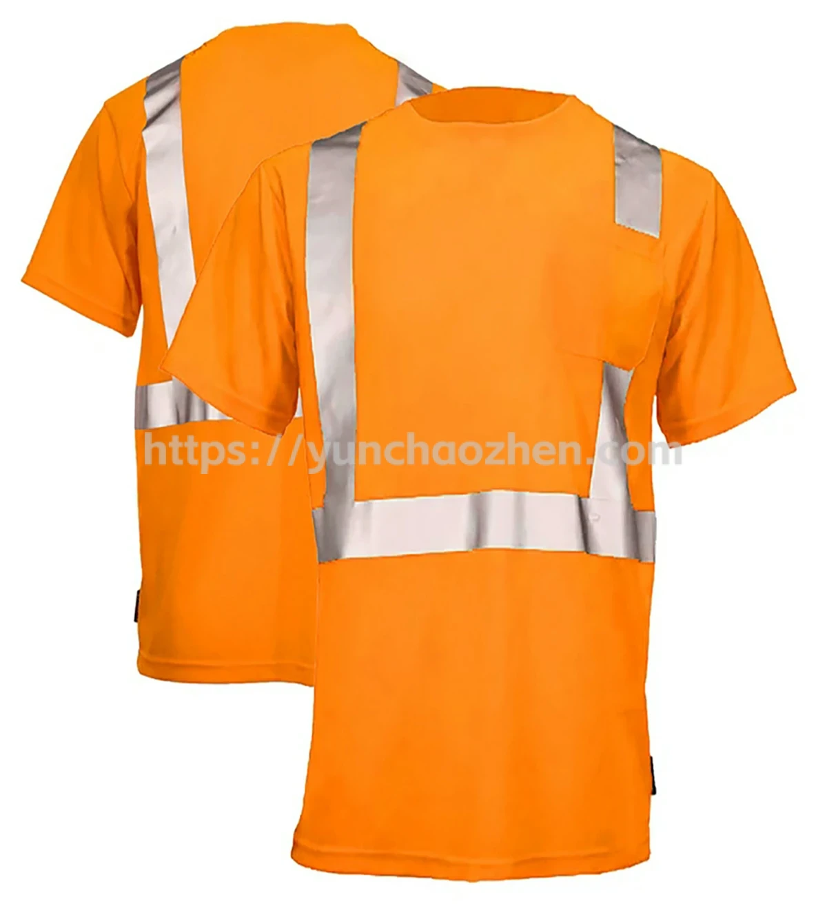 HiVis ANSI Class 2 Safety T-Shirt2
