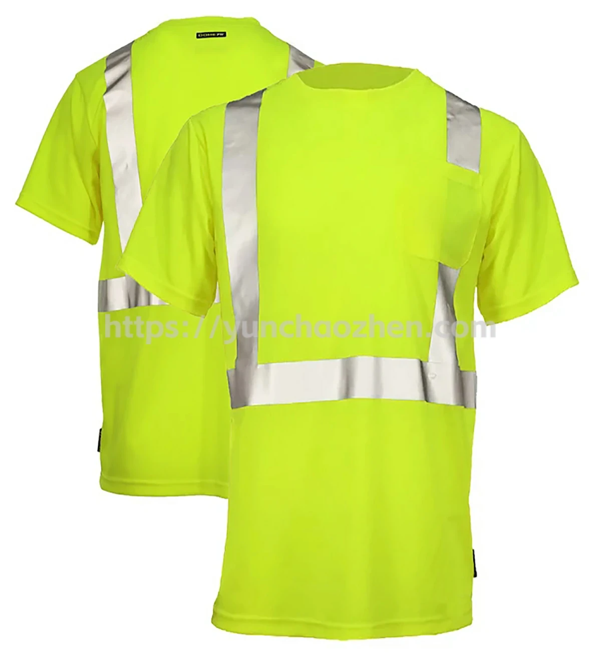 HiVis ANSI Class 2 Safety T-Shirt4