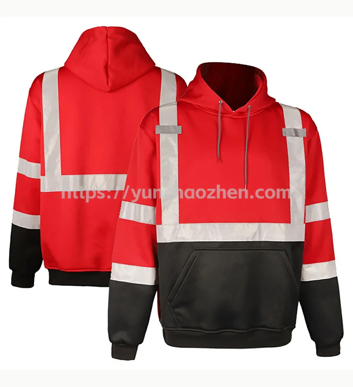 Enhanced Visibility Black Bottom Pullover Sweatshirt2
